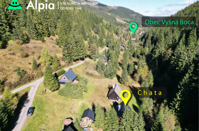 Rozostavaná rekreačná chata na predaj – Vyšná Boca